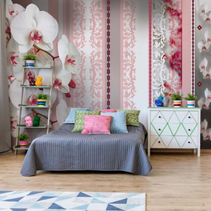Luxury Floral Design Orchids Pink(1302WM)