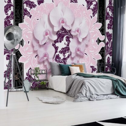 Luxury Floral Design Orchids Pink(1305WM)