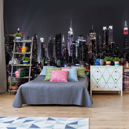 New York City Skyline At Night(1309WM)