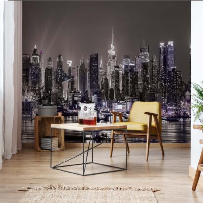 New York City Skyline At Night(1311WM)