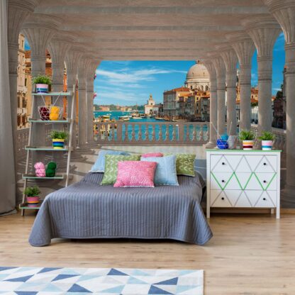 Venice 3D View Through Columns(1358WM)