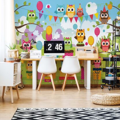 Cartoon Owl Party(1375WM)