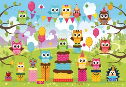 Cartoon Owl Party(1375WM) - Image 2