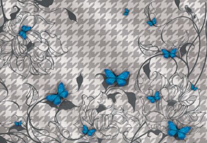 Modern Blue Butterflies Design(1424WM) - Image 2