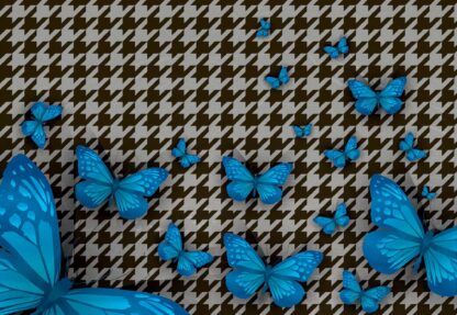 Modern Blue Butterflies Design(1425WM) - Image 2