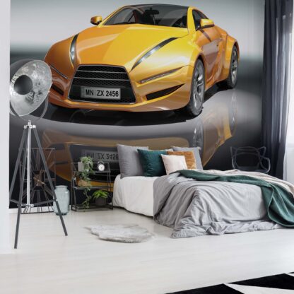 Yellow Racing Car(143WM)