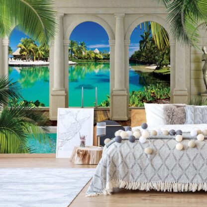Tropical Lagoon 3D Archway View(1522WM)