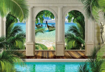 Tropical Beach 3D Archway View(1525WM) - Image 2
