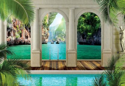Tropical Lagoon 3D Archway View(1528WM) - Image 2