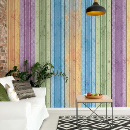 Colourful Wooden Planks(1535WM)