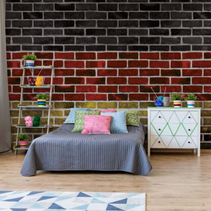 German Flag Brick Wall Texture(1778WM)