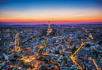 Paris City Skyline At Night(1907WM) - Image 2