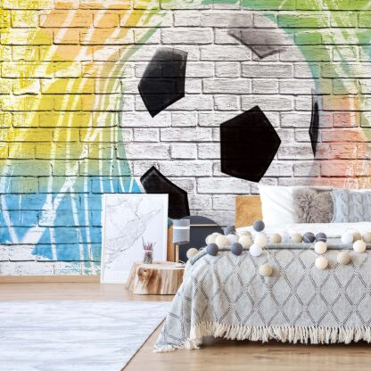 Football Graffiti Brick Wall(2021WM)