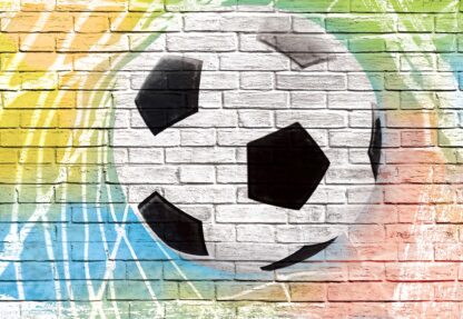 Football Graffiti Brick Wall(2021WM) - Image 2