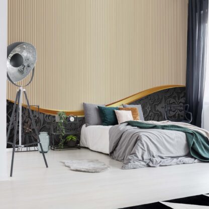 Luxury Black, Gold, And Beige Design(2031WM)
