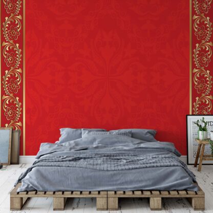 Red Floral Design(2033WM)