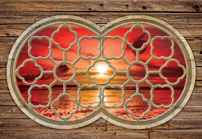 Sunset Beach Ornamental Window View(2061WM) - Image 2