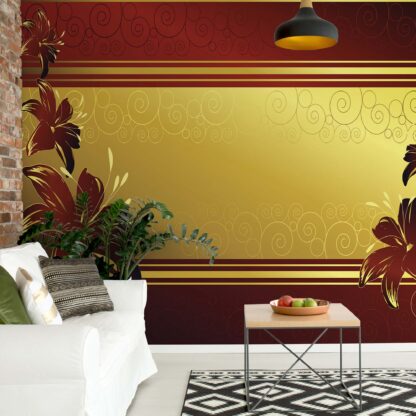 Luxury Floral Design Red(2083WM)
