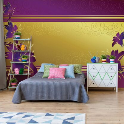 Luxury Floral Design Purple(2085WM)