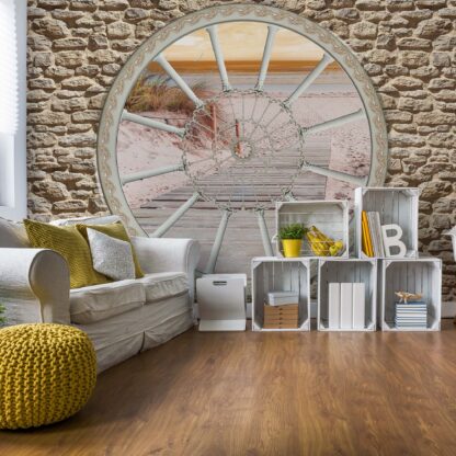 Beach Sea Ornamental Window View(2097WM)