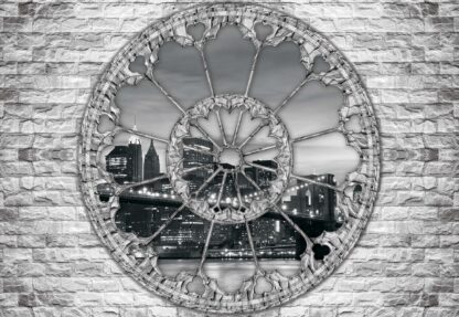 New York Brooklyn Bridge Ornamental Window View(2106WM) - Image 2