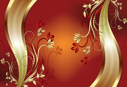Luxury Ornamental Floral Design Orange(2136WM) - Image 2