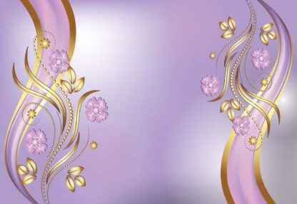 Luxury Ornamental Floral Design Purple(2138WM) - Image 2