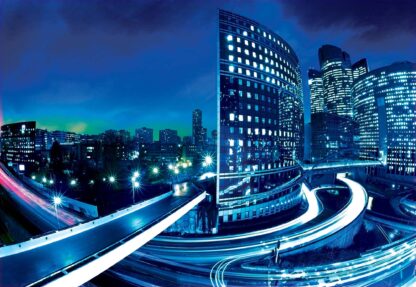 City Skyline At Night(214WM) - Image 2
