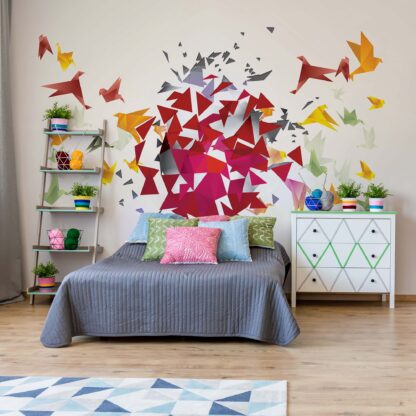 Modern 3D Design Polygon Birds(2163WM)