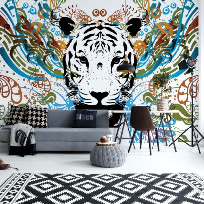 Tiger Pyschedelic Design(2186WM)