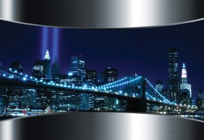 New York Brooklyn Bridge City Skyline(2207WM) - Image 2