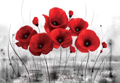 Red Poppies(2254WM) - Image 2