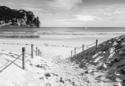 Beach Sea Coastal Black And White(2284WM) - Image 2