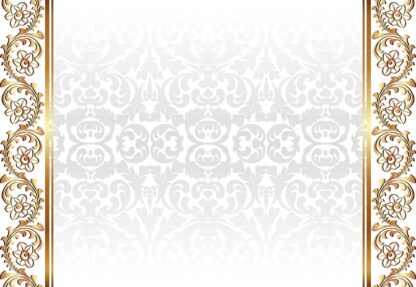 Grey And Gold Ornamental Pattern(2290WM) - Image 2