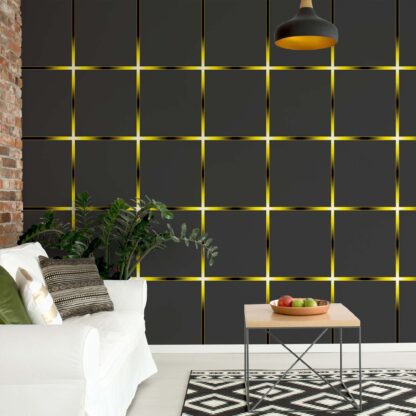 Modern Square Design Yellow Lights(2301WM)