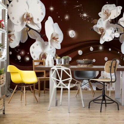 Luxury Design Orchids And Diamonds(2309WM)