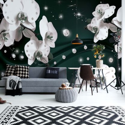 Luxury Design Orchids And Diamonds(2310WM)