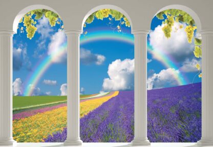 Lavender Field 3D Archway View(2351WM) - Image 2