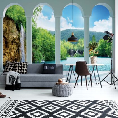 Waterfall Lake Forest 3D Archway View(2353WM)