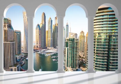 Dubai Marina City Skyline 3D Archway View(2358WM) - Image 2