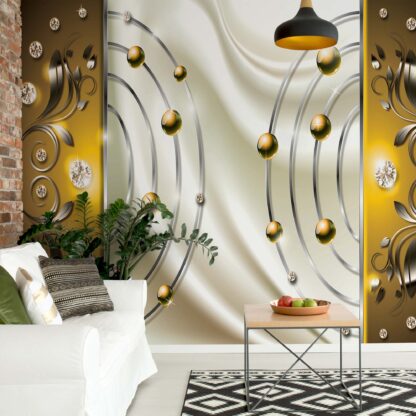 Abstract Modern Design Yellow(2434WM)