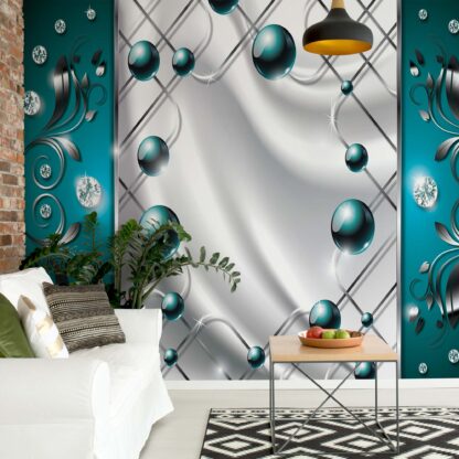 Abstract Modern Design Turquoise(2442WM)