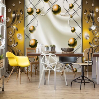 Abstract Modern Design Yellow(2444WM)