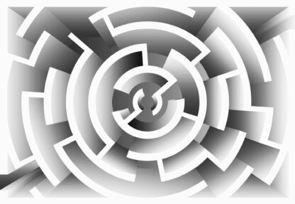 Modern 3D Maze Design(2452WM) - Image 2