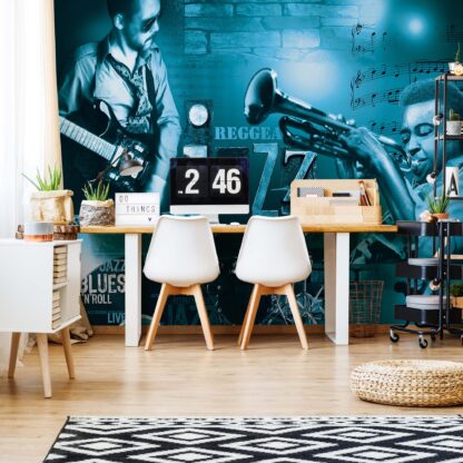 Music Jazz Blue(252WM)