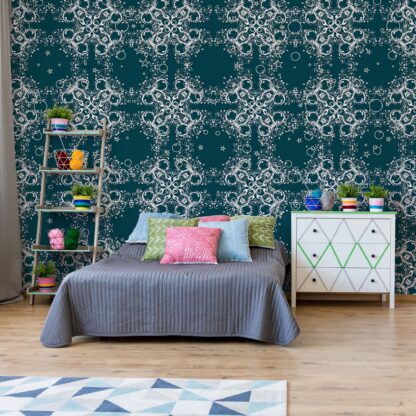 Modern Abstract Pattern Blue(2553WM)
