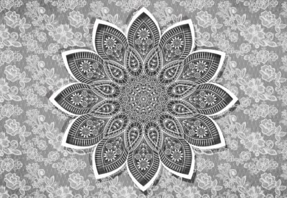 Mandala Grey And White(2570WM) - Image 2
