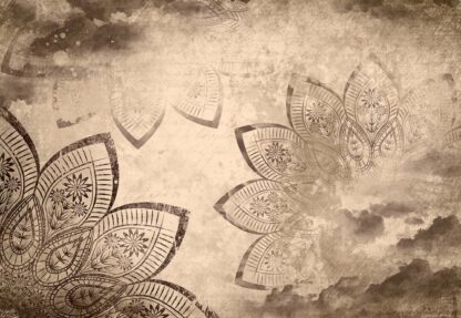 Mandala Clouds Sky Sepia(2571WM) - Image 2