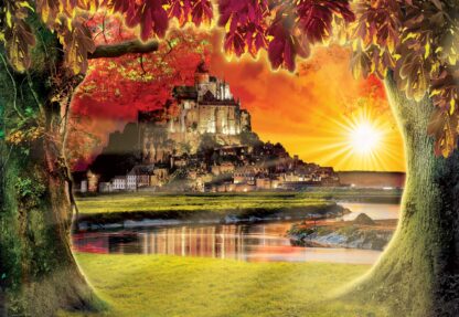 Mont St Michel Castle Sunset(2600WM) - Image 2