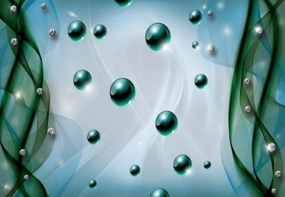 3D Modern Abstract Design Blue(2603WM) - Image 2